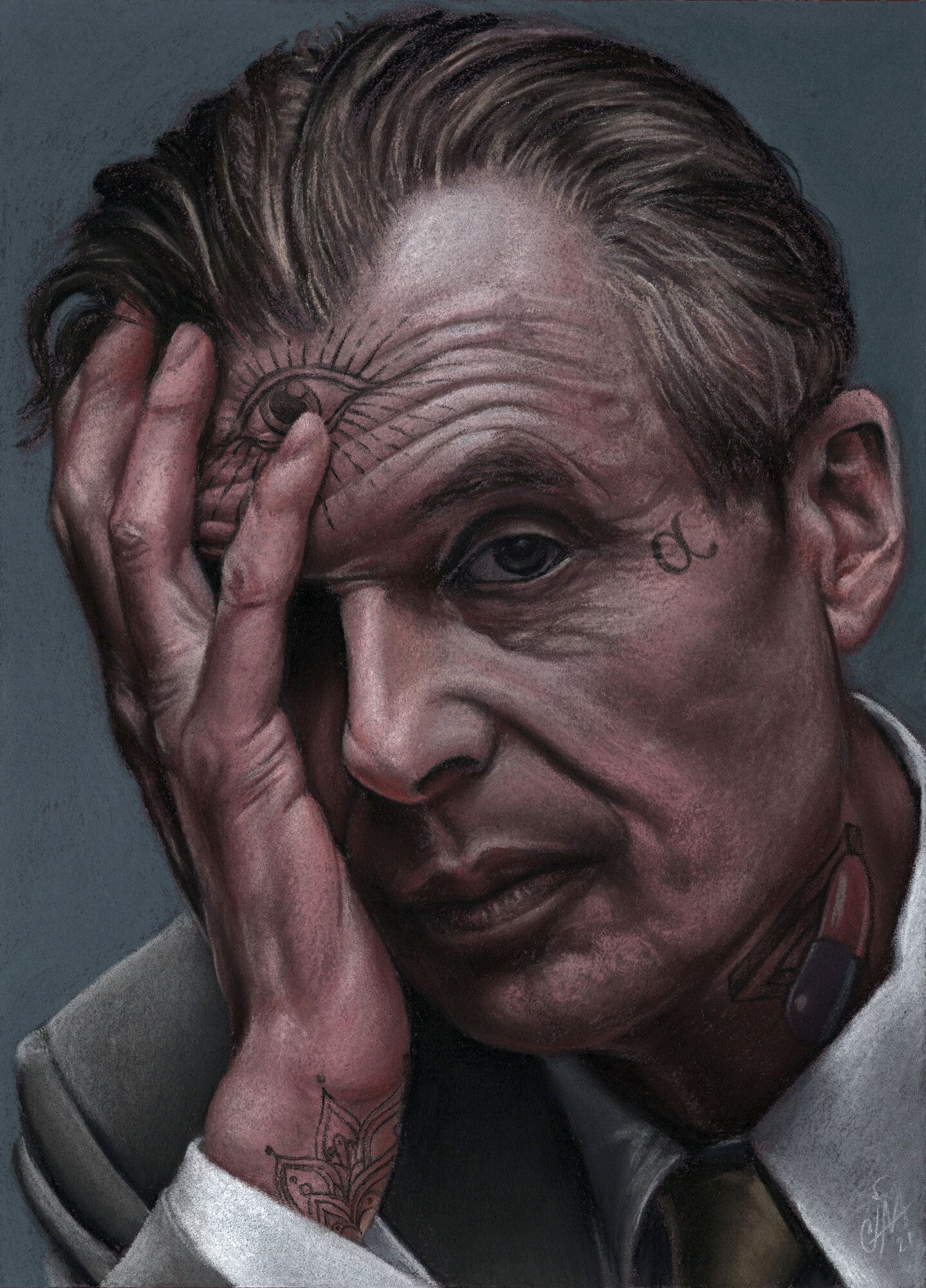 A Sad New World — Soft pastel on paper by Cias