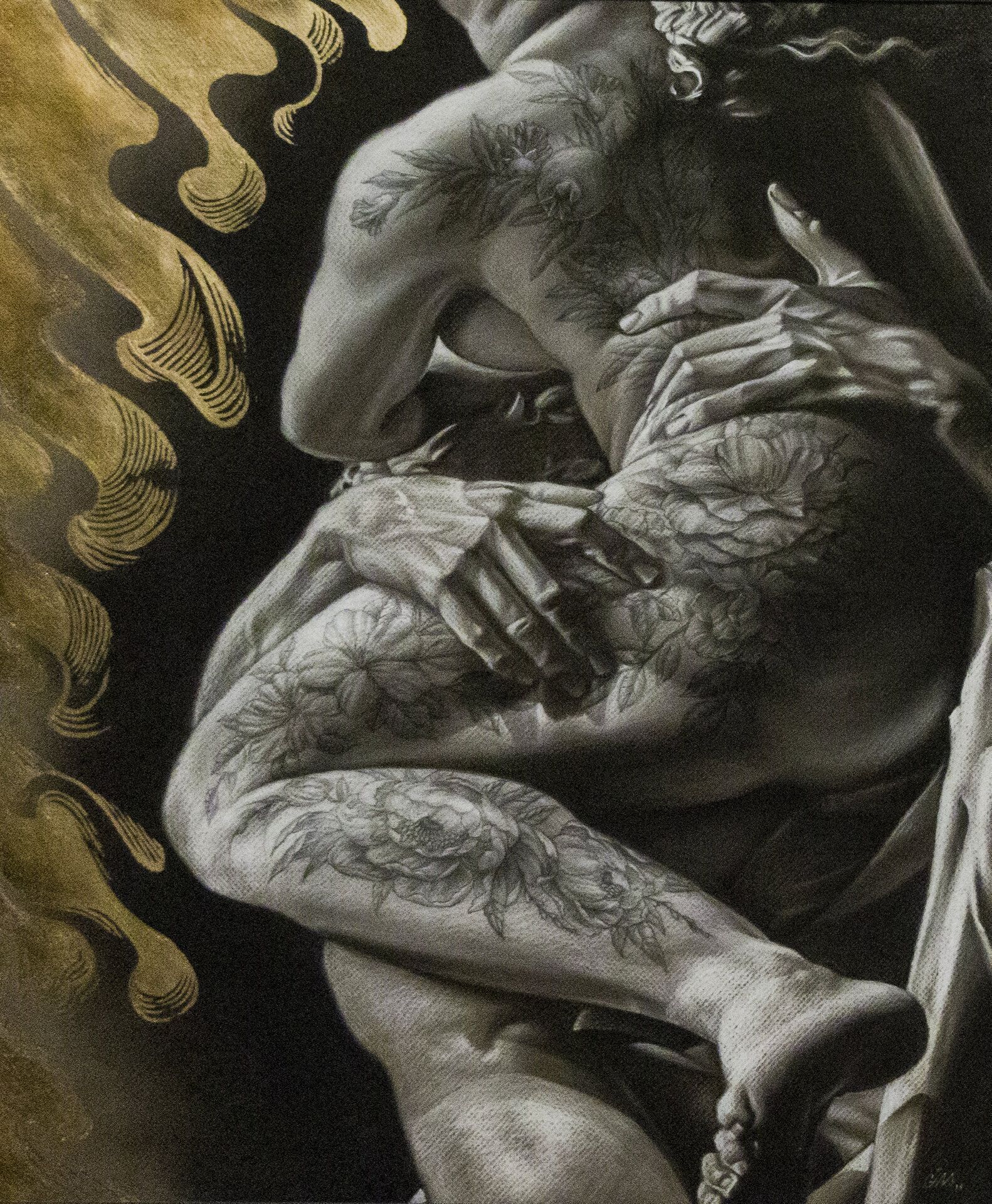 Cycle of Seasons — Soft pastel on paper by Cias