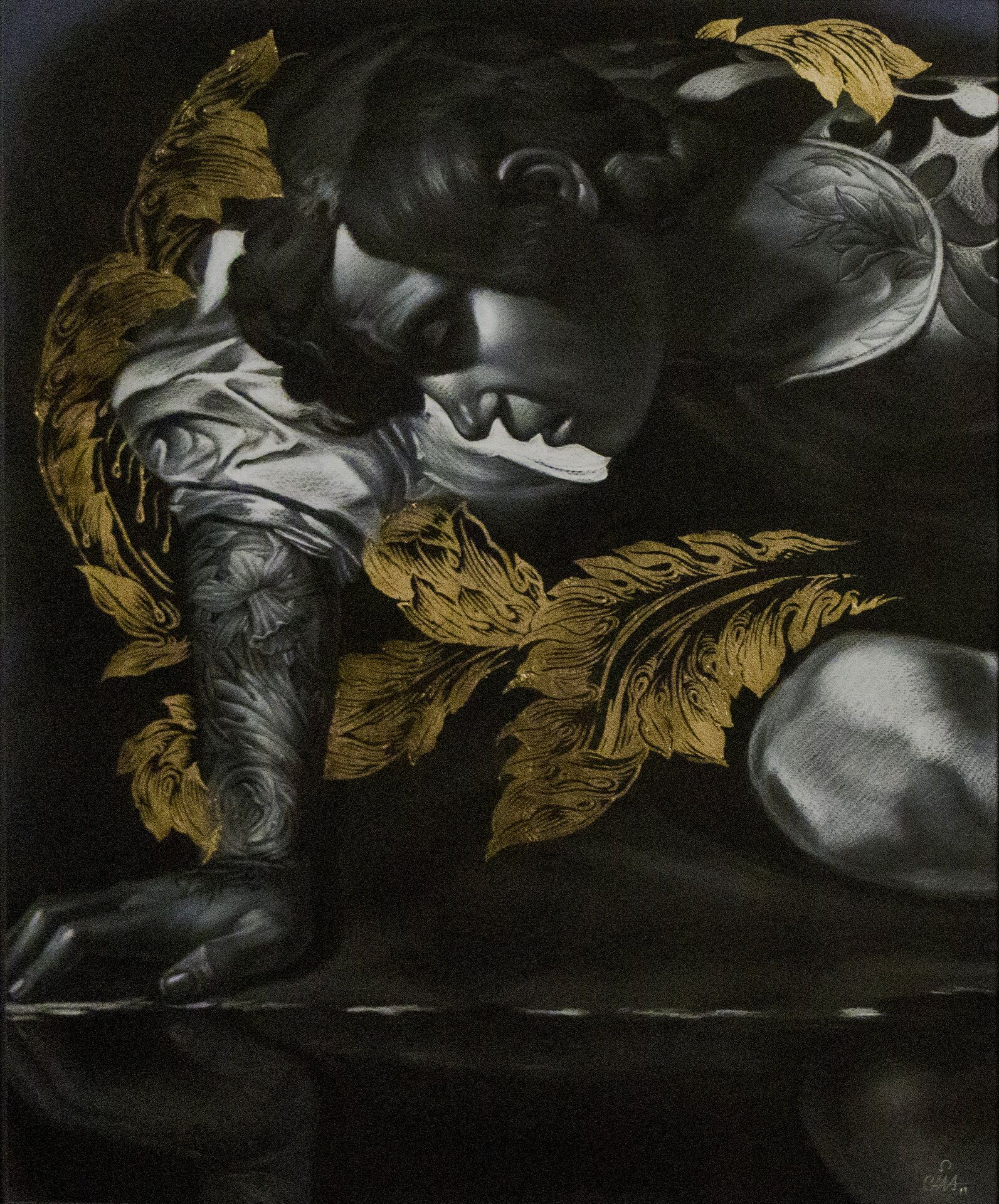 Damned Lover — Soft pastel on paper by Cias