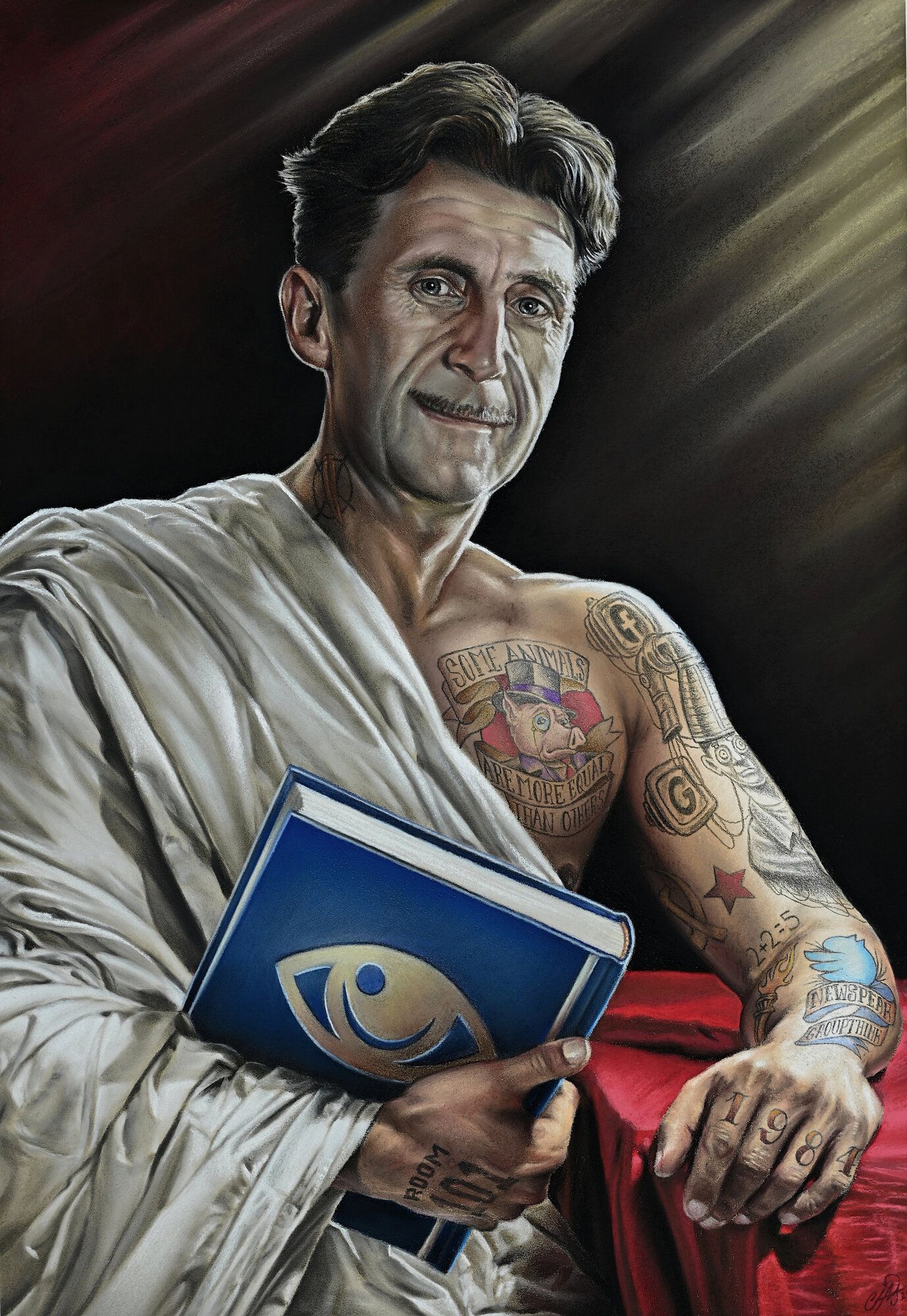 Prophet of Doom — Soft pastel on paper by Cias