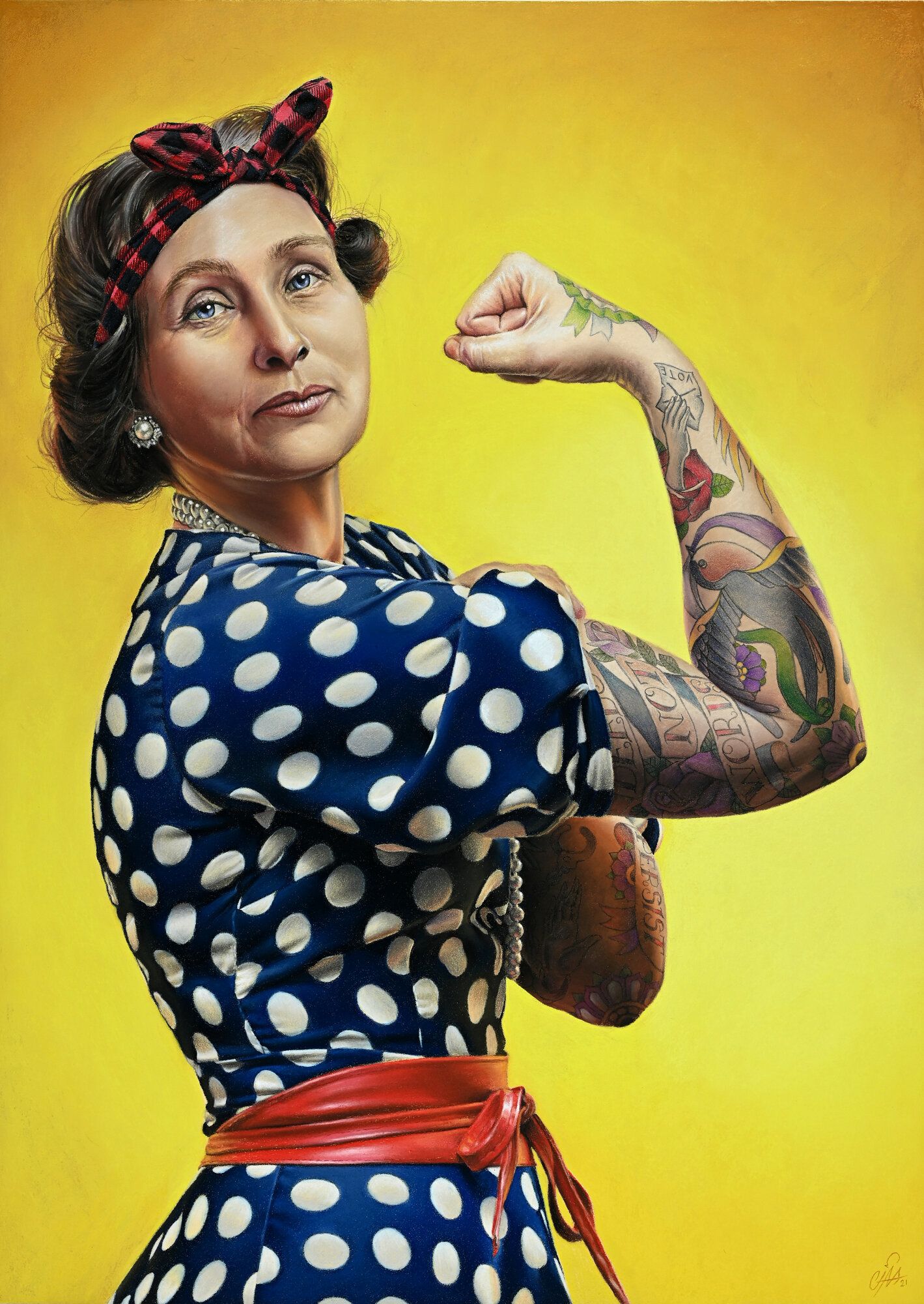 Punkhurst — Soft pastel on paper by Cias